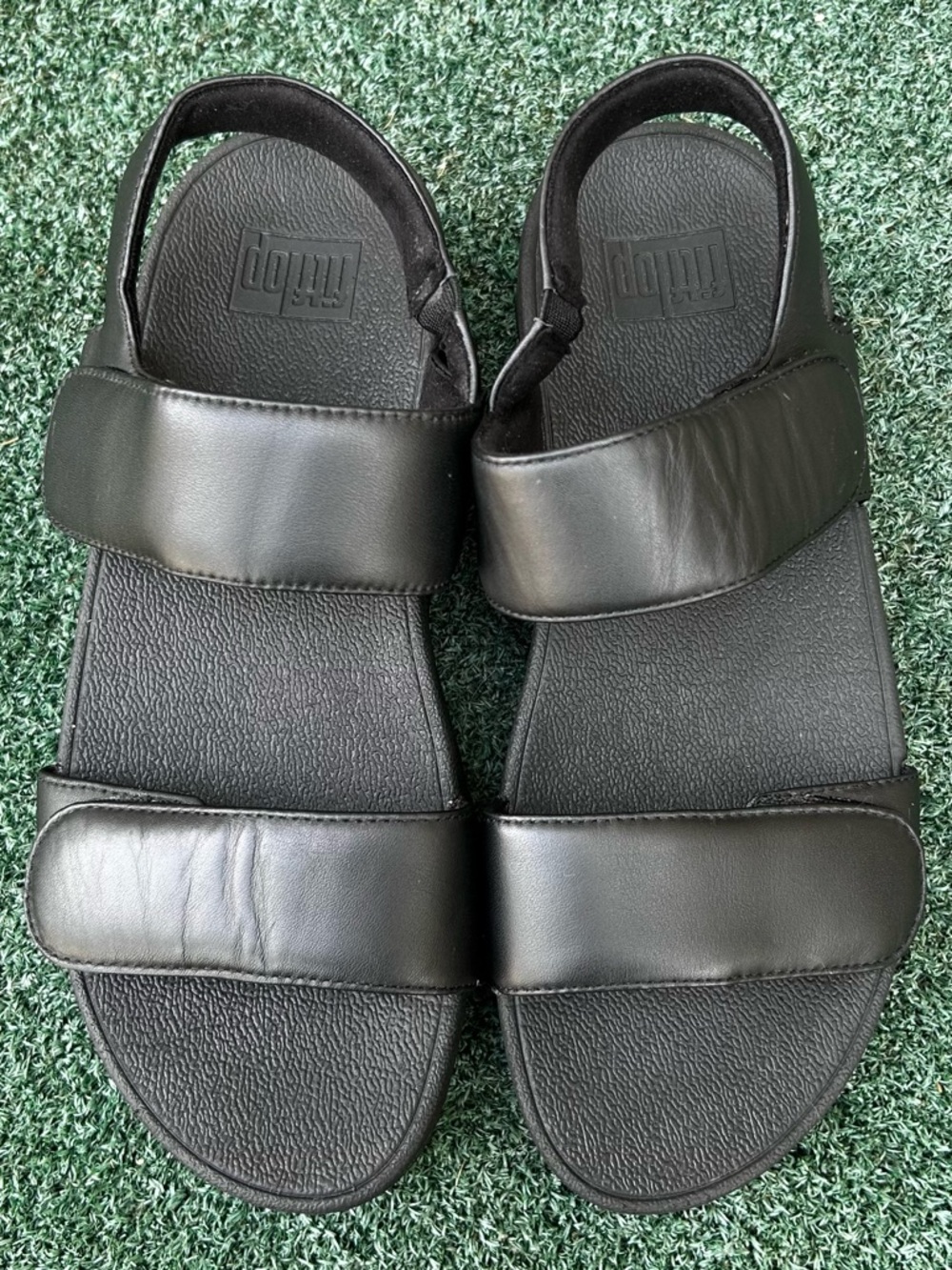 Fitflop Lulu Adjustable Leather Sandal Black 8 - Picture 13 of 13